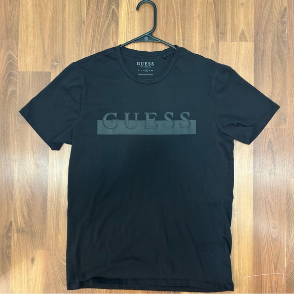 Guess Graphic T-Shirt - Men's Large (L) - Black - Picture 1 of 5